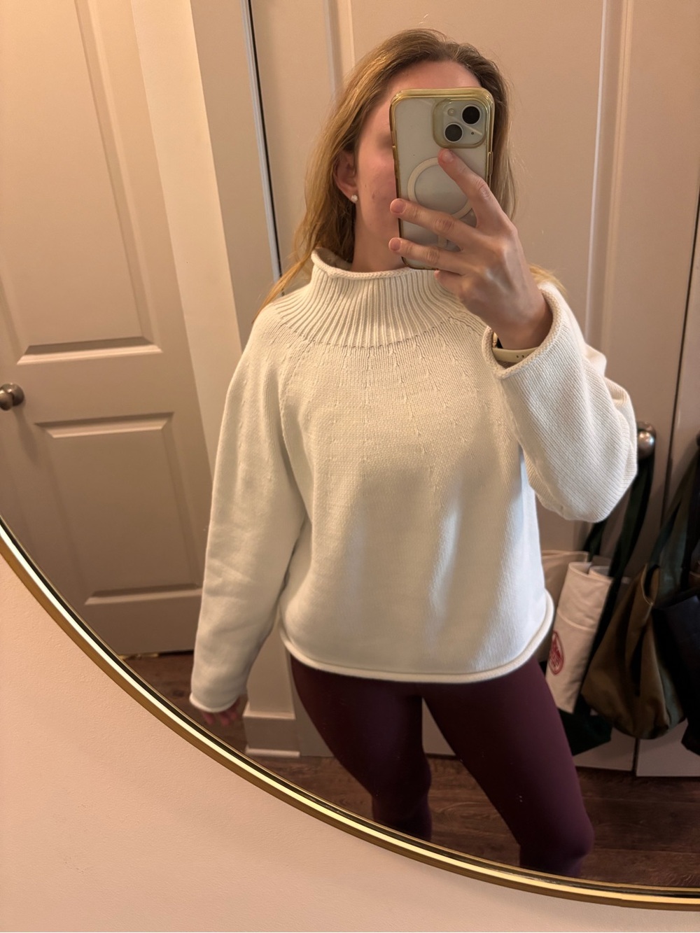 J. Crew Vintage Roll Neck Sweater